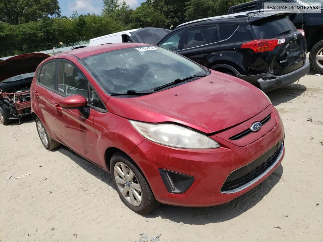 2012 Ford Fiesta Se VIN: 3FADP4EJ3CM162668 Lot: 61819194