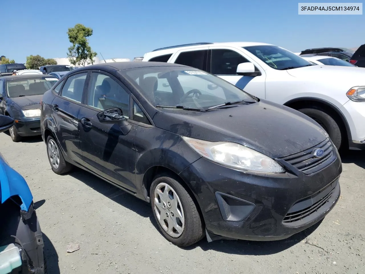 2012 Ford Fiesta S VIN: 3FADP4AJ5CM134974 Lot: 61934744