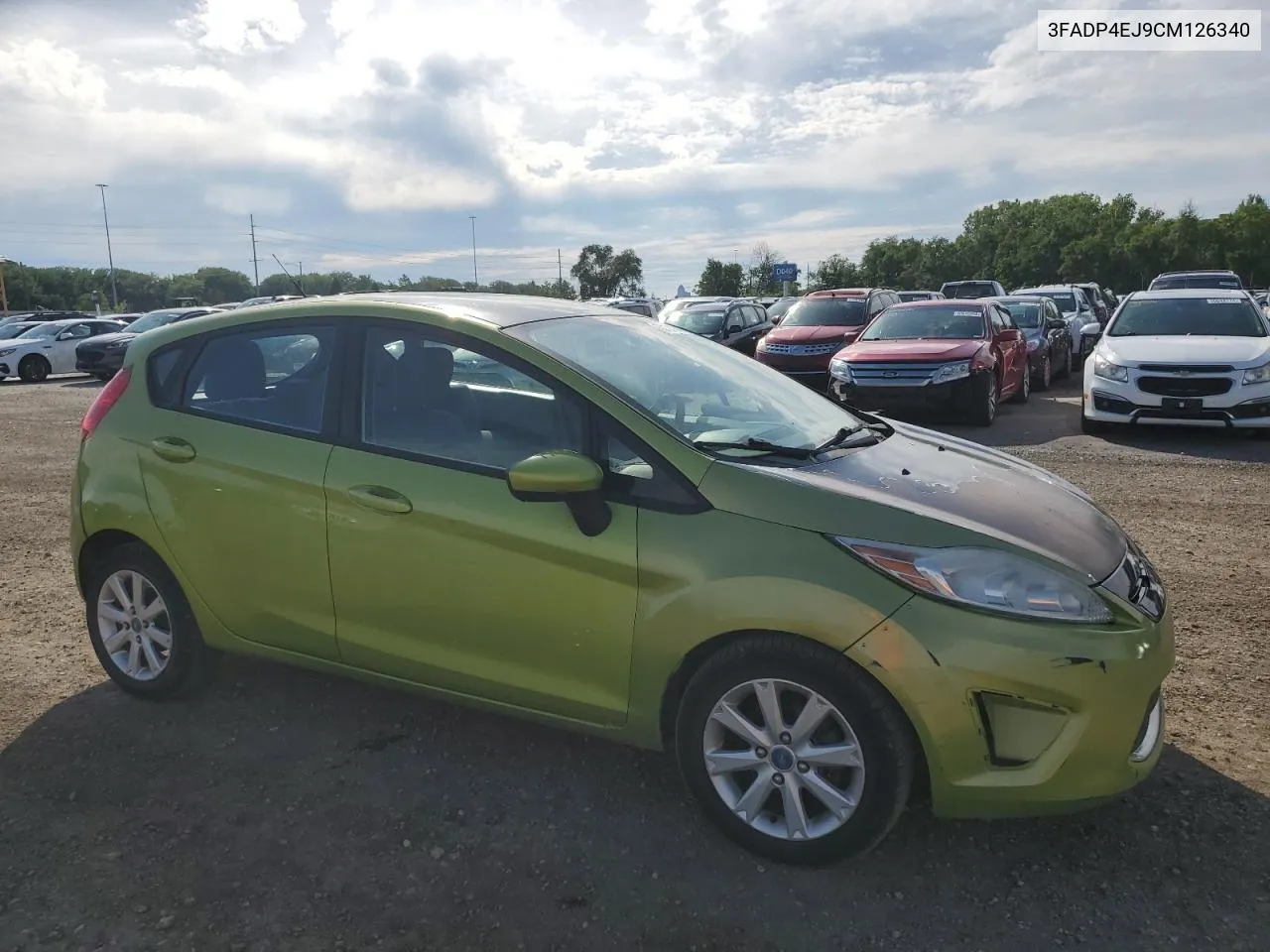 2012 Ford Fiesta Se VIN: 3FADP4EJ9CM126340 Lot: 62121144