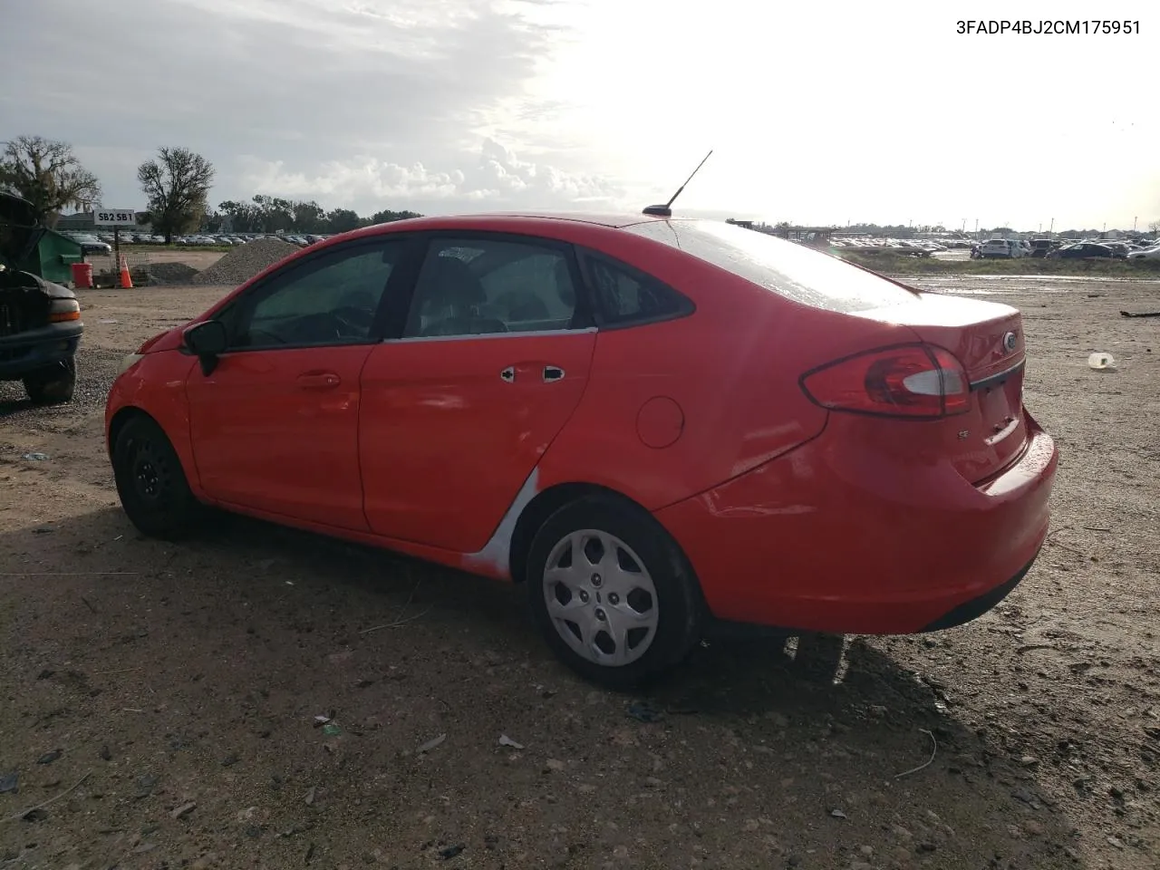 2012 Ford Fiesta Se VIN: 3FADP4BJ2CM175951 Lot: 62437124