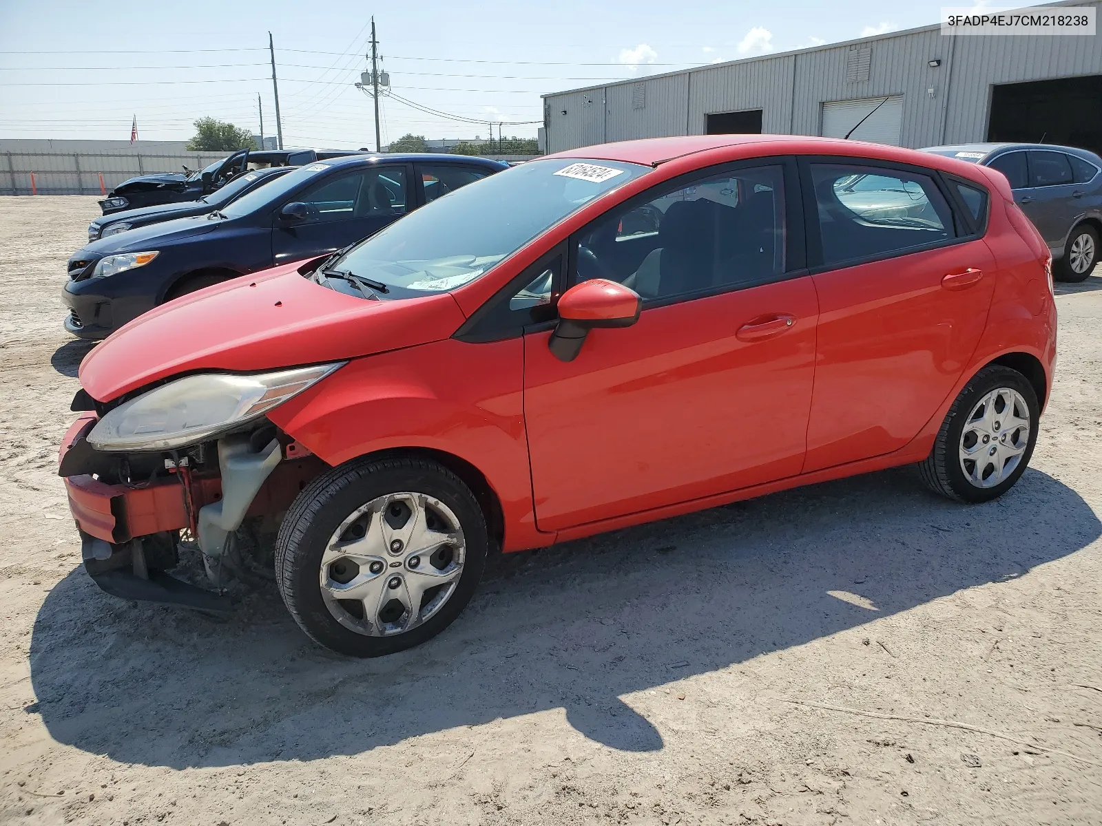 2012 Ford Fiesta Se VIN: 3FADP4EJ7CM218238 Lot: 63164524