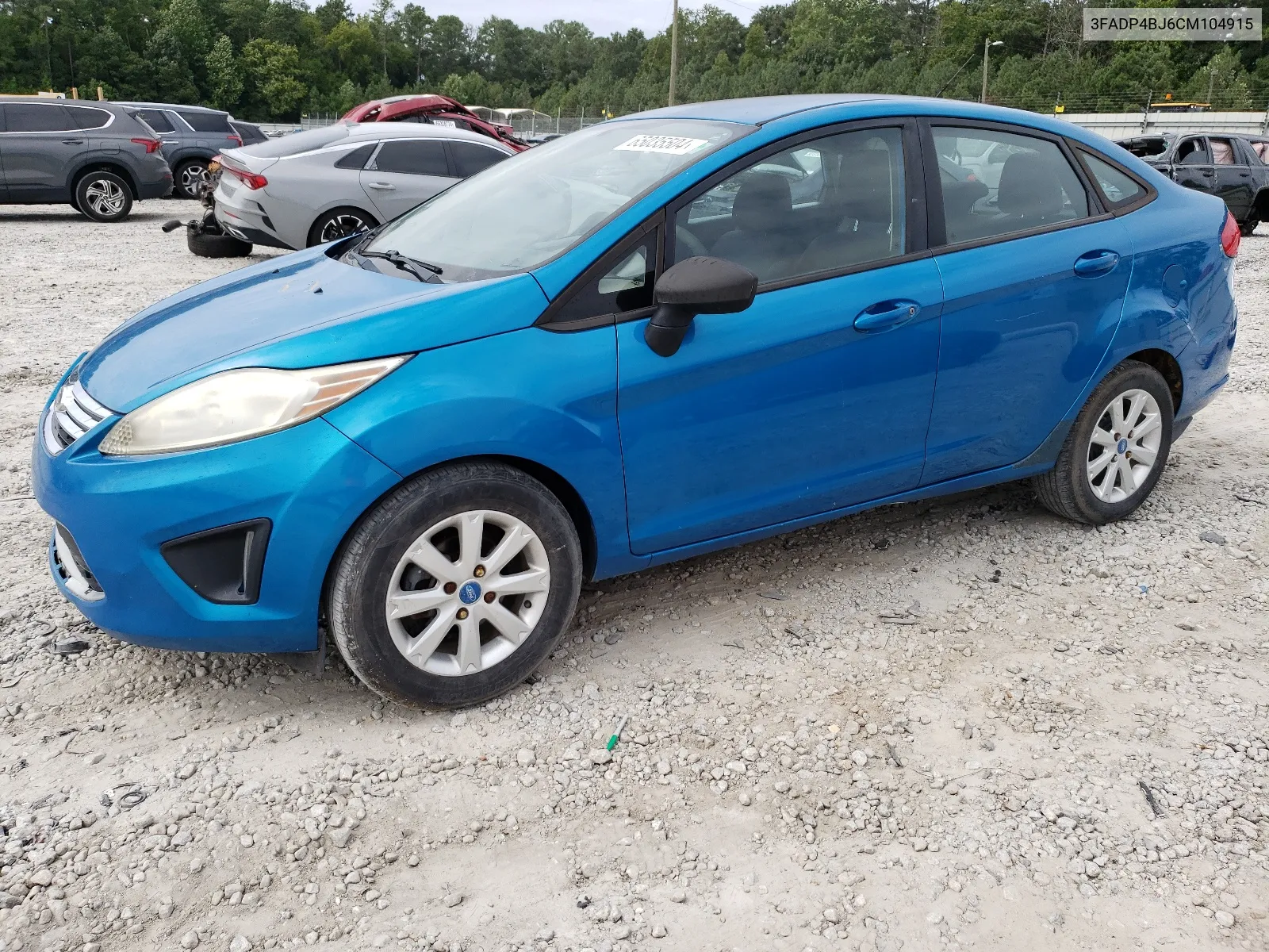 2012 Ford Fiesta Se VIN: 3FADP4BJ6CM104915 Lot: 65035504