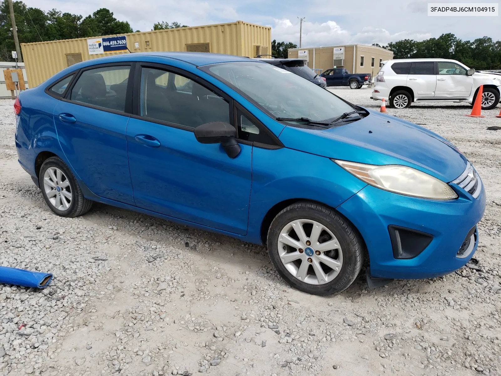 2012 Ford Fiesta Se VIN: 3FADP4BJ6CM104915 Lot: 65035504