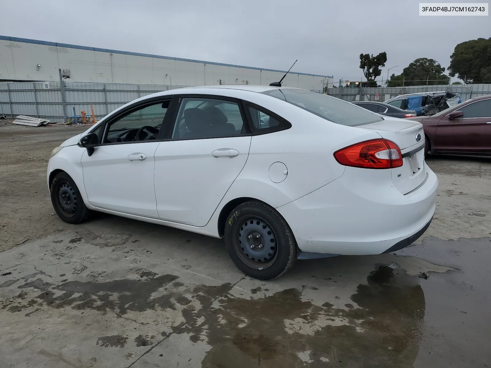 2012 Ford Fiesta Se VIN: 3FADP4BJ7CM162743 Lot: 65192434