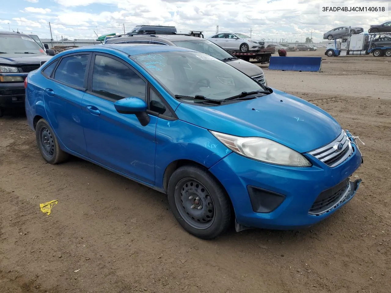 2012 Ford Fiesta Se VIN: 3FADP4BJ4CM140618 Lot: 68389384