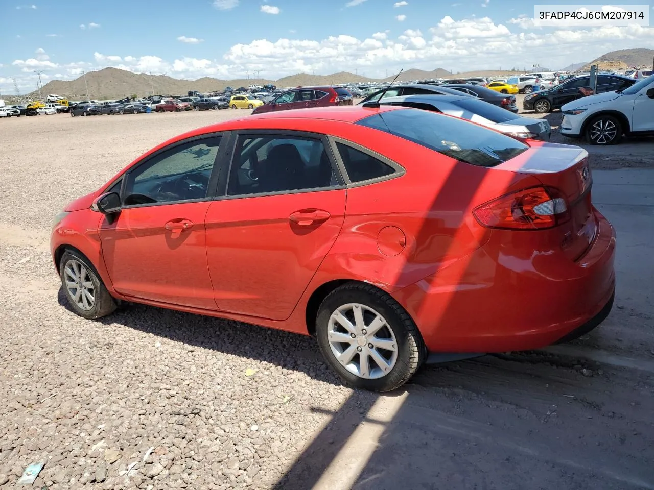 2012 Ford Fiesta Sel VIN: 3FADP4CJ6CM207914 Lot: 68931034