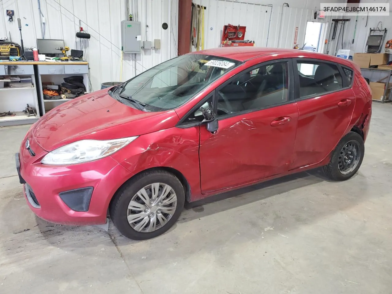 2012 Ford Fiesta Se VIN: 3FADP4EJ8CM146174 Lot: 69026084