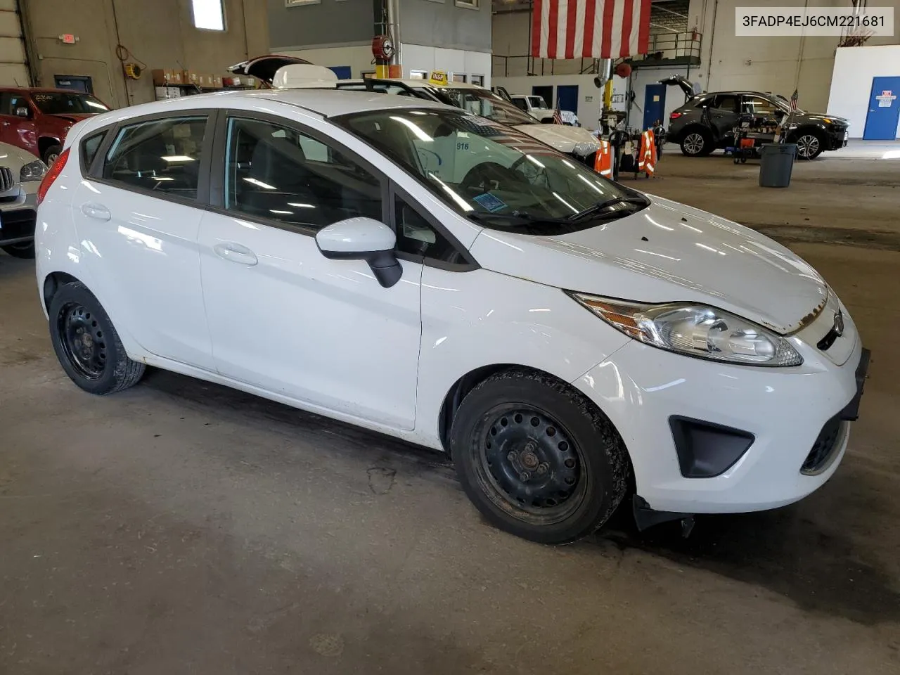 2012 Ford Fiesta Se VIN: 3FADP4EJ6CM221681 Lot: 69142374