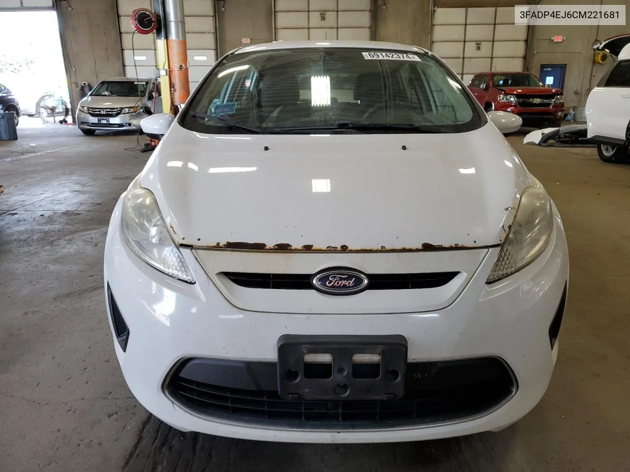 2012 Ford Fiesta Se VIN: 3FADP4EJ6CM221681 Lot: 69142374