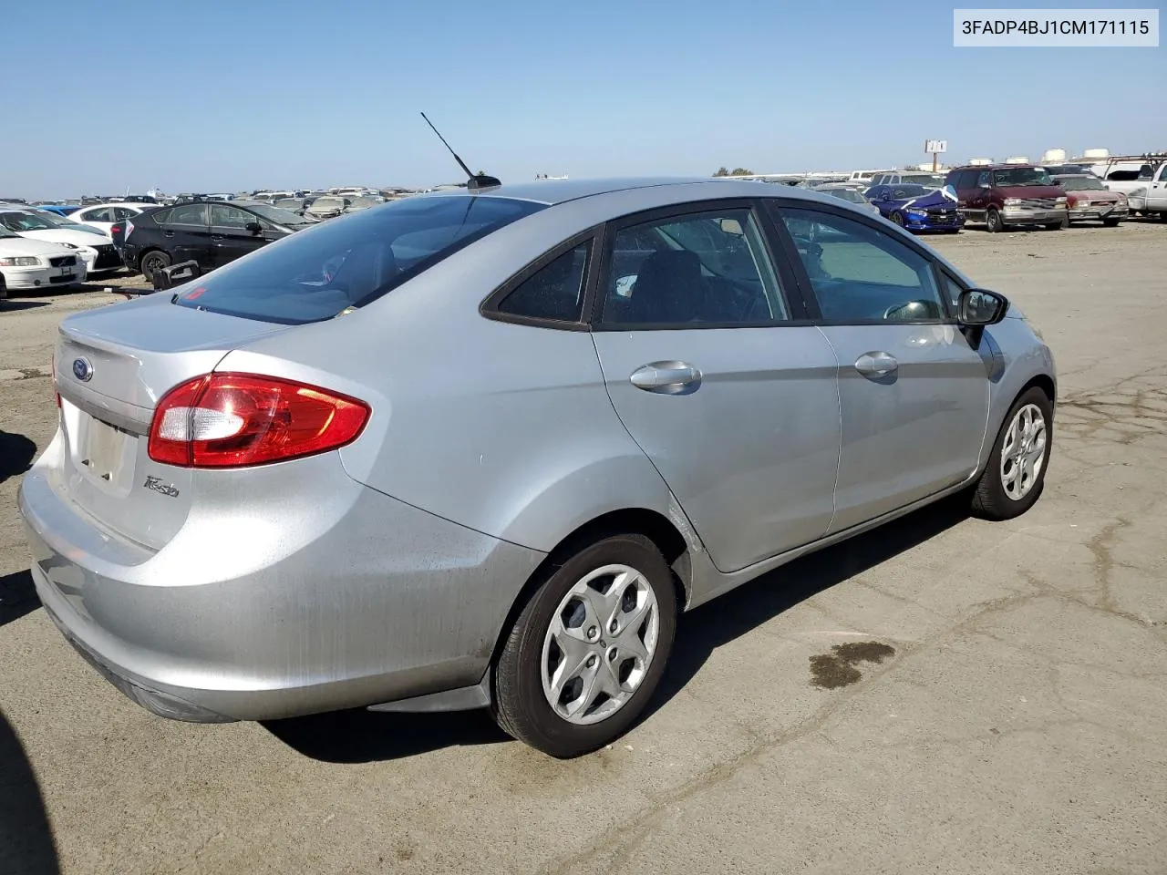 2012 Ford Fiesta Se VIN: 3FADP4BJ1CM171115 Lot: 69280274