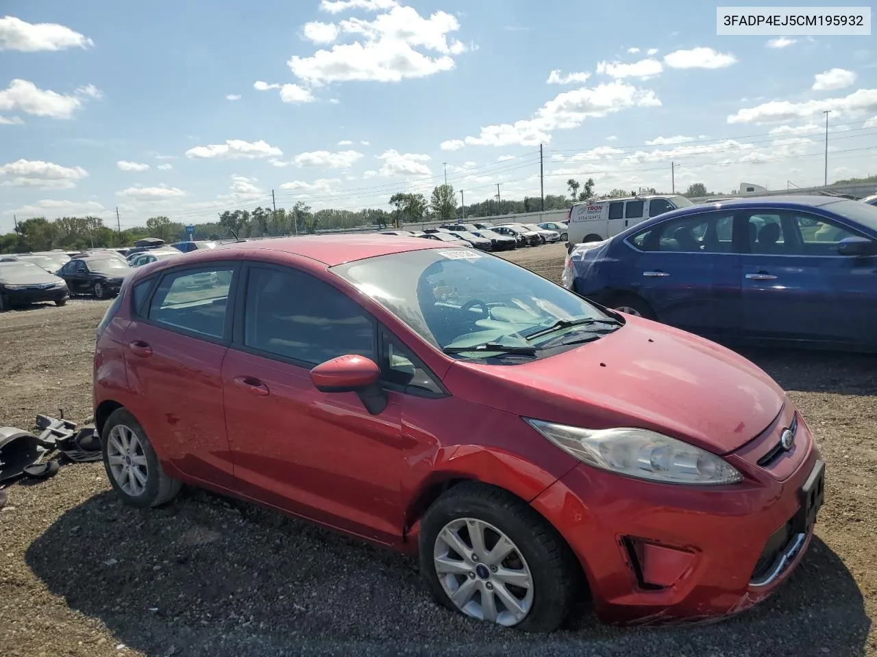 2012 Ford Fiesta Se VIN: 3FADP4EJ5CM195932 Lot: 70797524