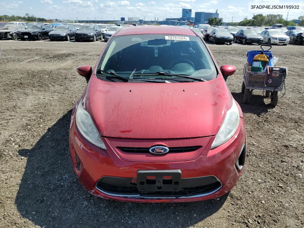 2012 Ford Fiesta Se VIN: 3FADP4EJ5CM195932 Lot: 70797524