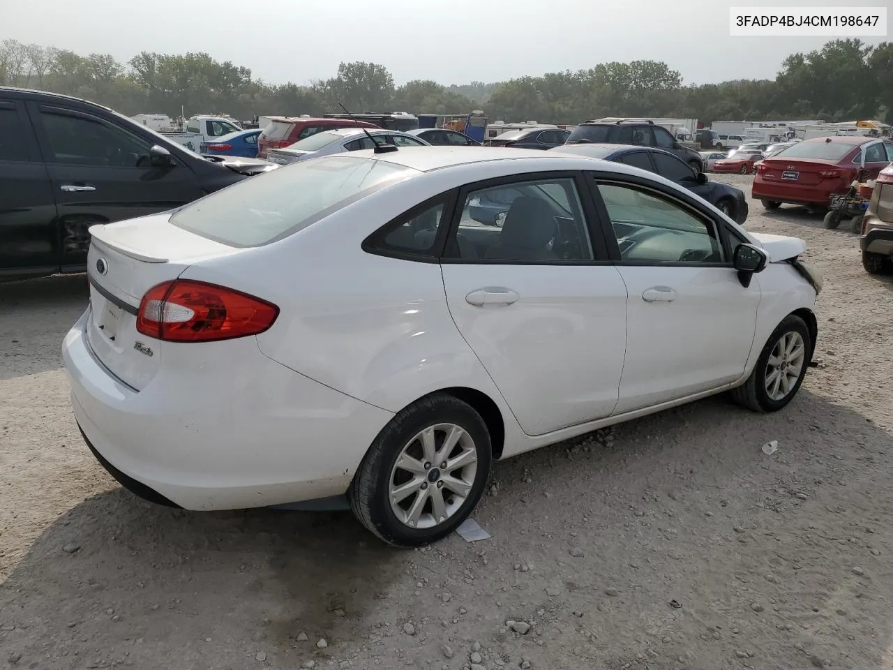 2012 Ford Fiesta Se VIN: 3FADP4BJ4CM198647 Lot: 71254014