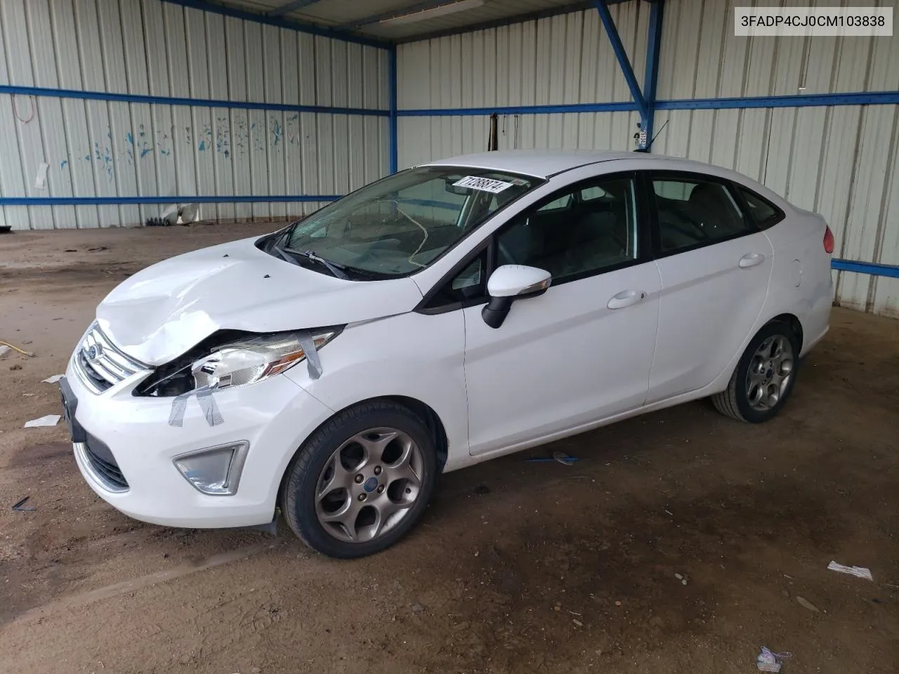 3FADP4CJ0CM103838 2012 Ford Fiesta Sel