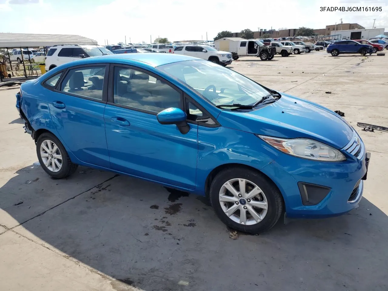 2012 Ford Fiesta Se VIN: 3FADP4BJ6CM161695 Lot: 71841934