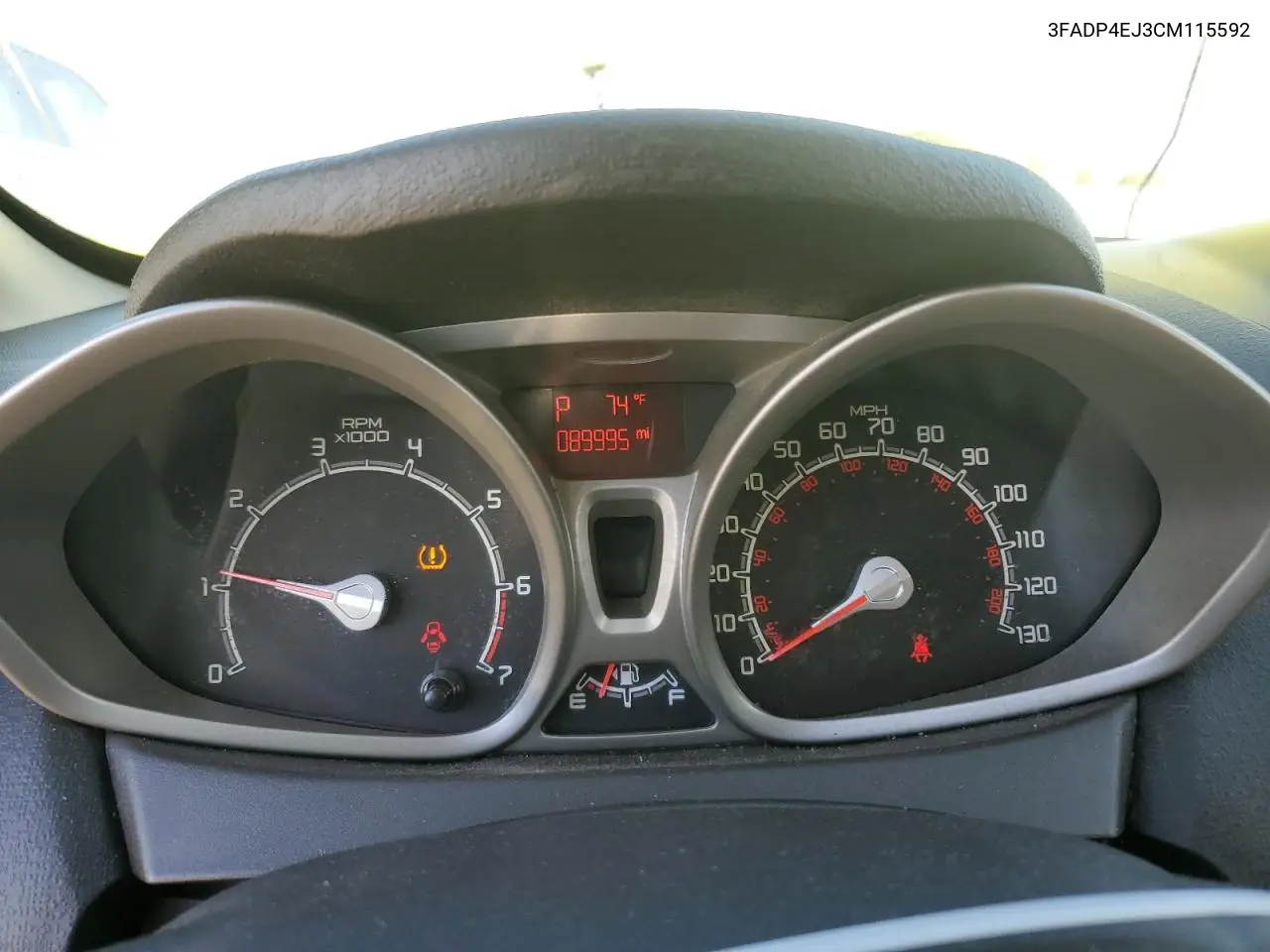 3FADP4EJ3CM115592 2012 Ford Fiesta Se