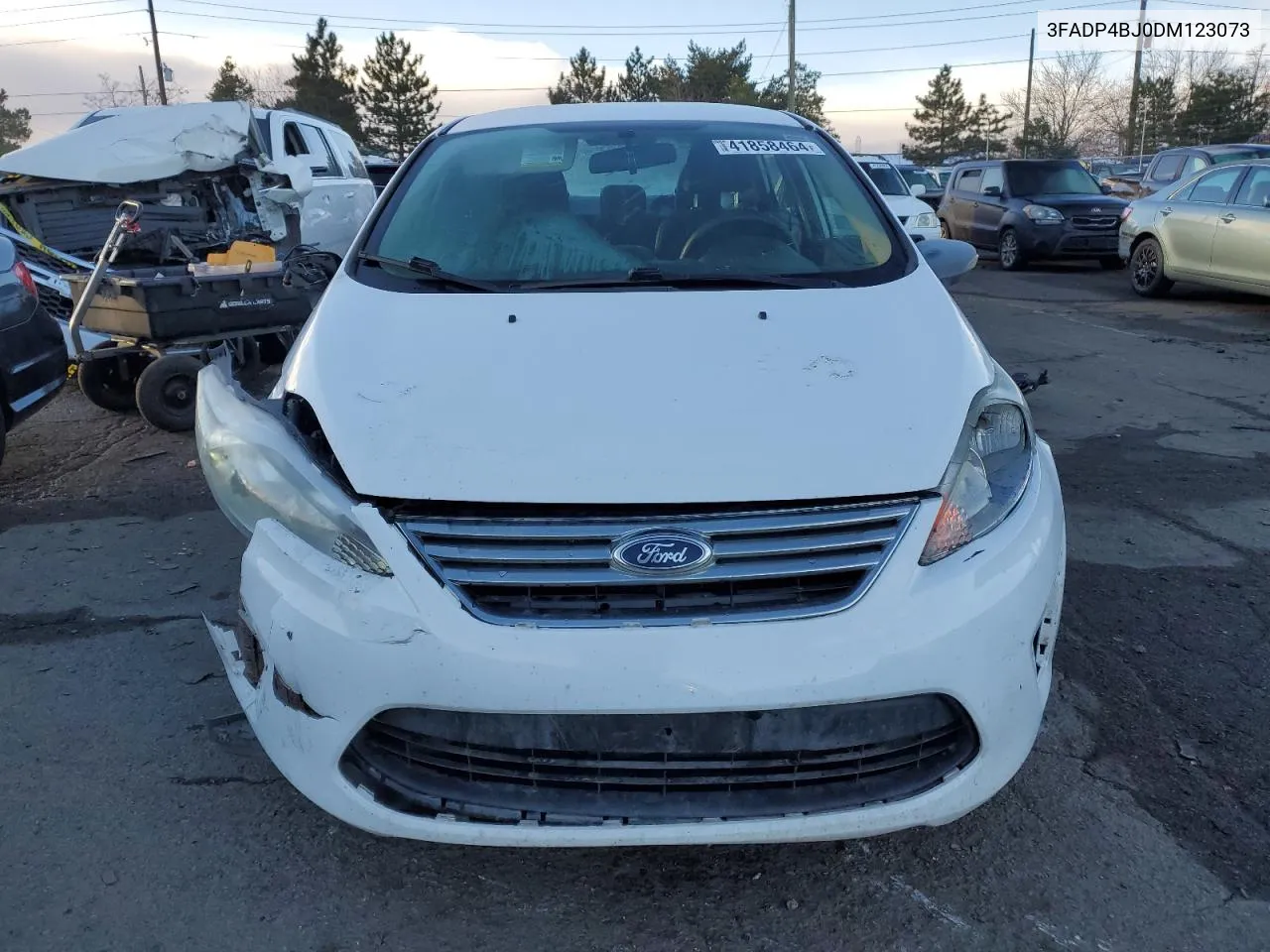 2013 Ford Fiesta Se VIN: 3FADP4BJ0DM123073 Lot: 41858464