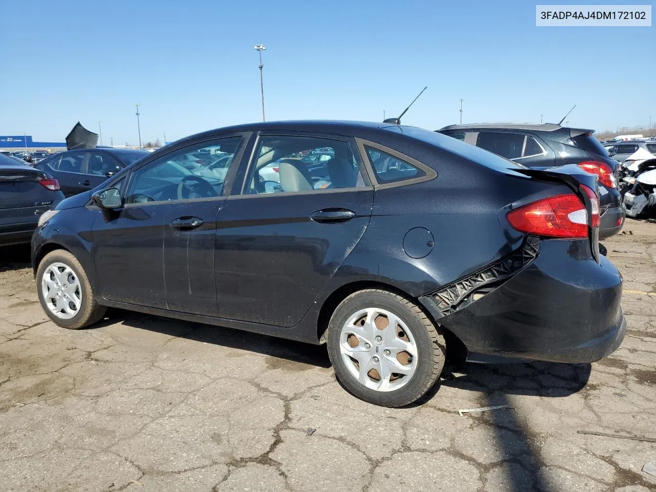 2013 Ford Fiesta S VIN: 3FADP4AJ4DM172102 Lot: 49957734