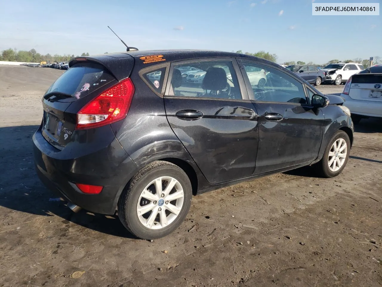 2013 Ford Fiesta Se VIN: 3FADP4EJ6DM140861 Lot: 51348504