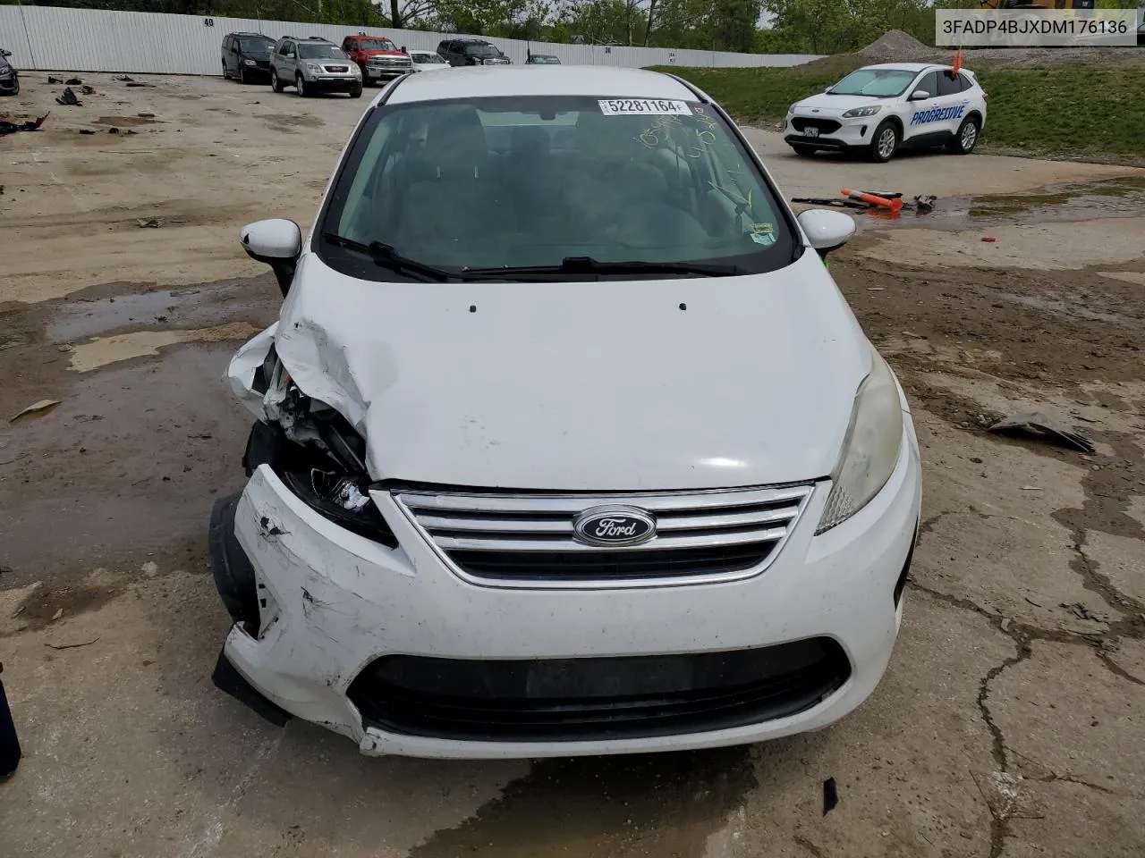 2013 Ford Fiesta Se VIN: 3FADP4BJXDM176136 Lot: 52281164