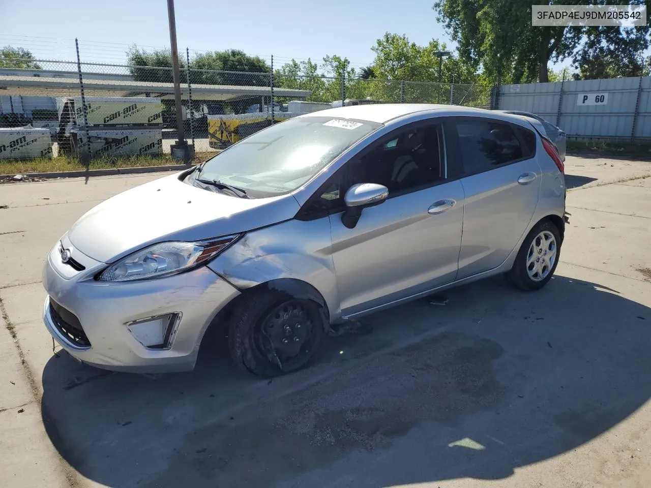 2013 Ford Fiesta Se VIN: 3FADP4EJ9DM205542 Lot: 52897524