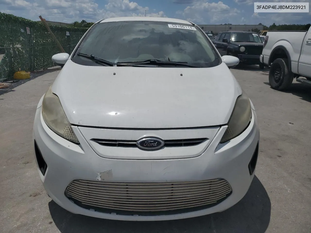 2013 Ford Fiesta Se VIN: 3FADP4EJ8DM223921 Lot: 53100114