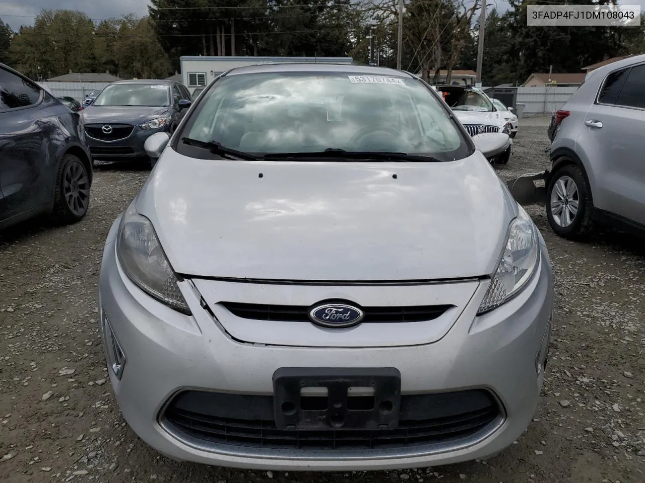 2013 Ford Fiesta Titanium VIN: 3FADP4FJ1DM108043 Lot: 53170744