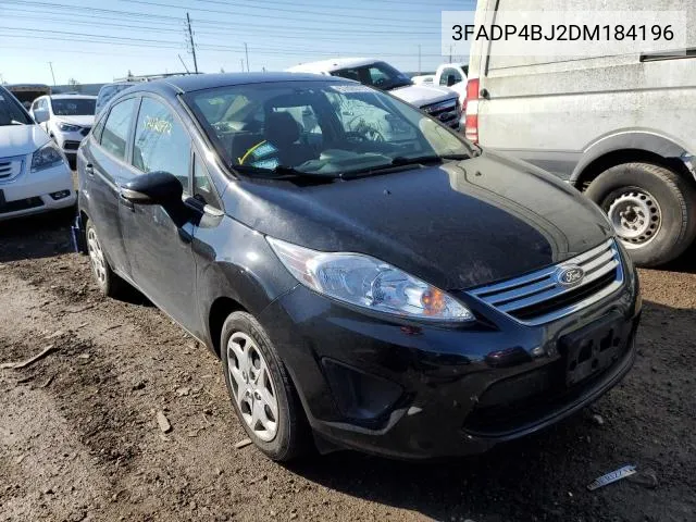 2013 Ford Fiesta Se VIN: 3FADP4BJ2DM184196 Lot: 53387034