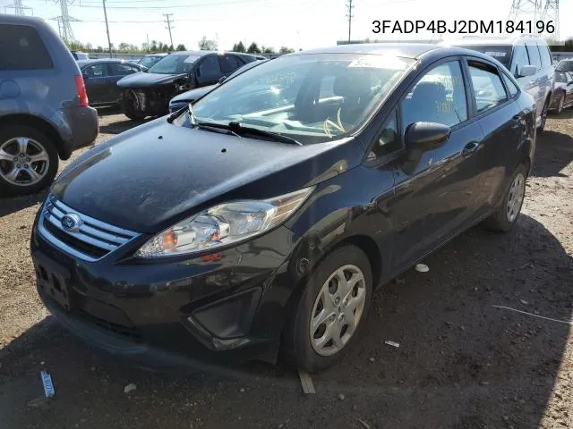 2013 Ford Fiesta Se VIN: 3FADP4BJ2DM184196 Lot: 53387034