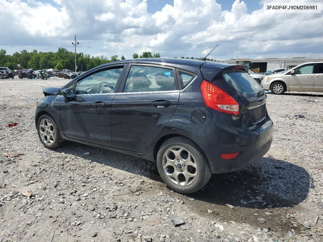 2013 Ford Fiesta Titanium VIN: 3FADP4FJ9DM206981 Lot: 53537104