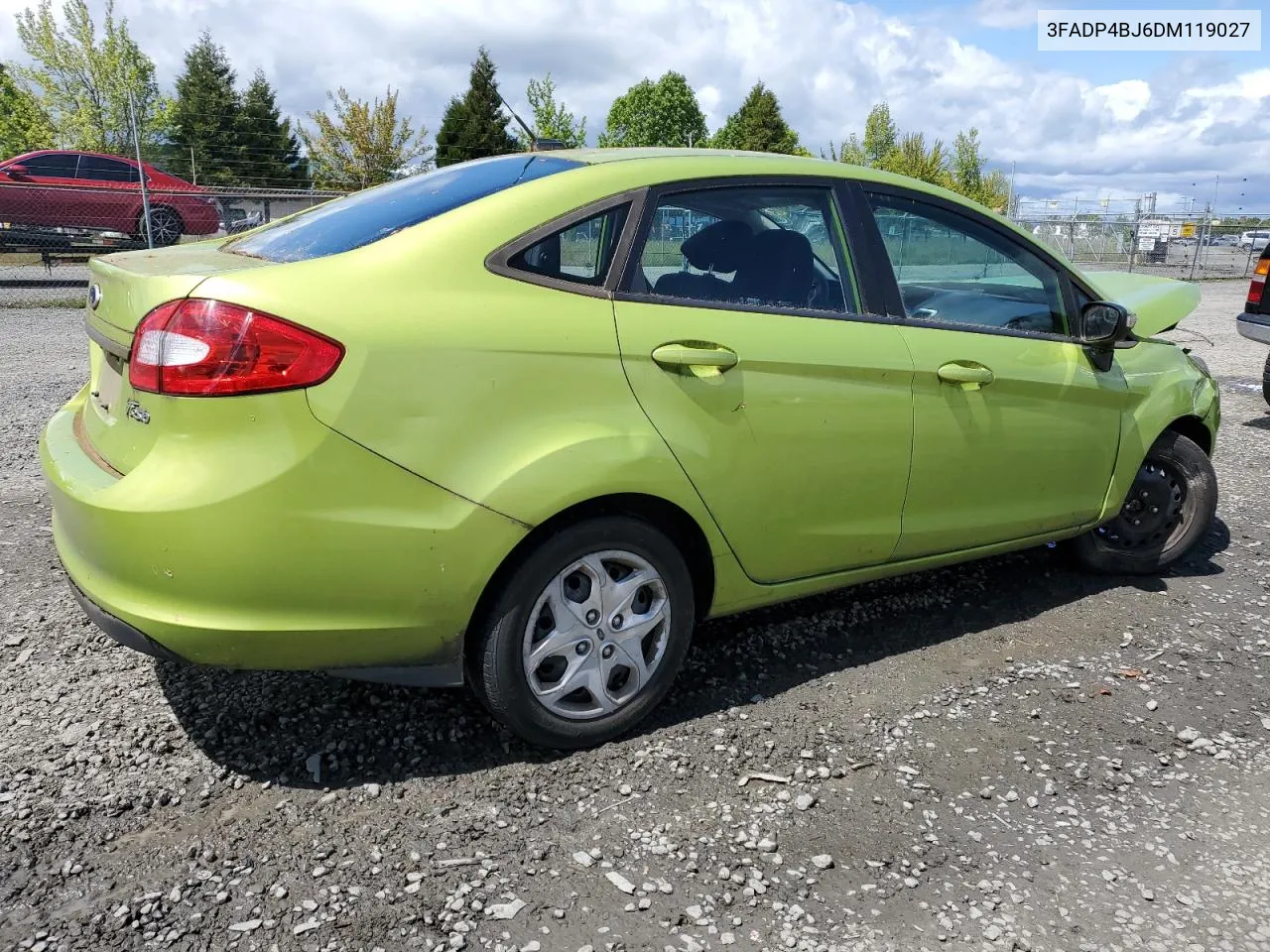 2013 Ford Fiesta Se VIN: 3FADP4BJ6DM119027 Lot: 53914344