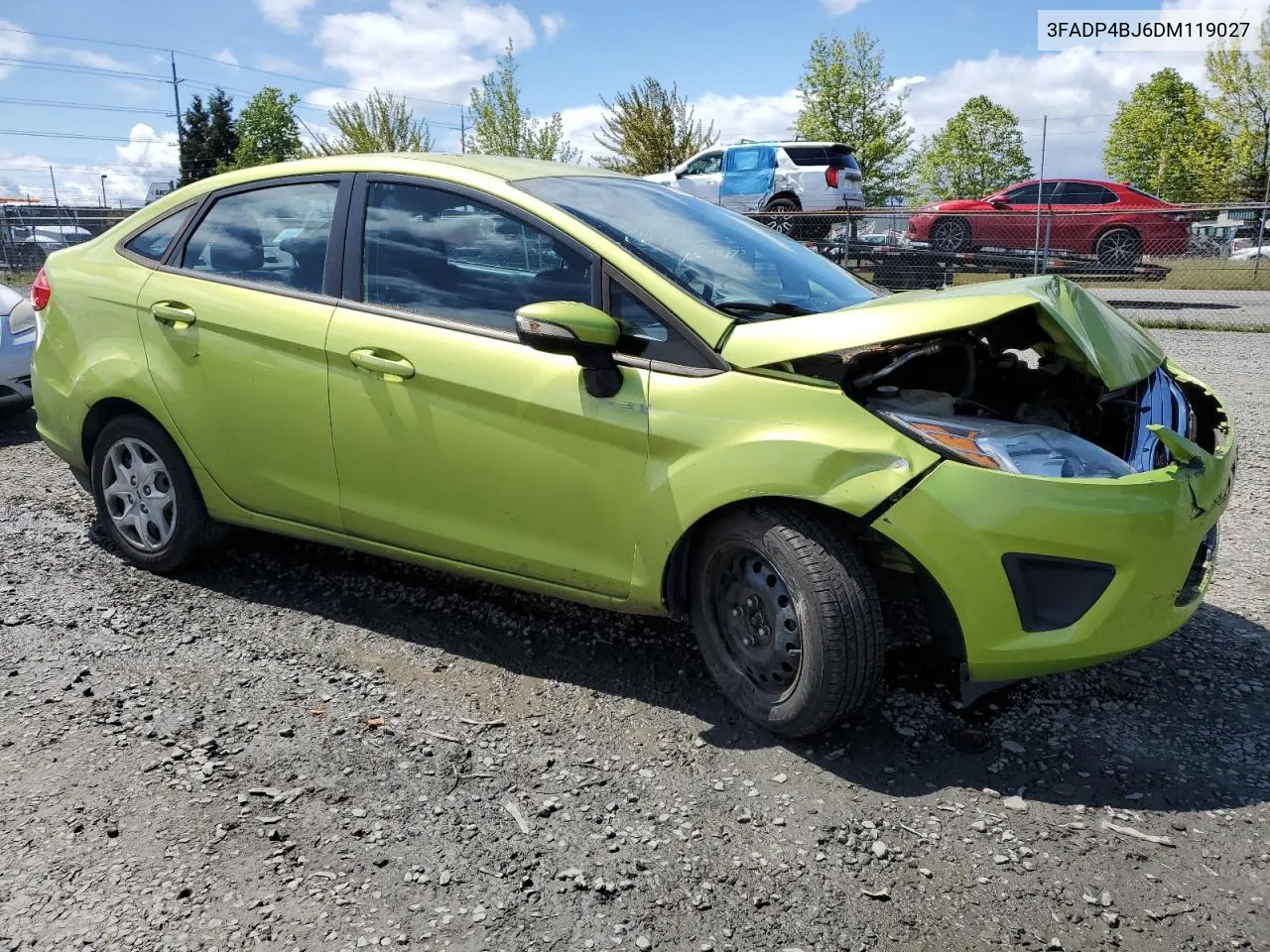 2013 Ford Fiesta Se VIN: 3FADP4BJ6DM119027 Lot: 53914344