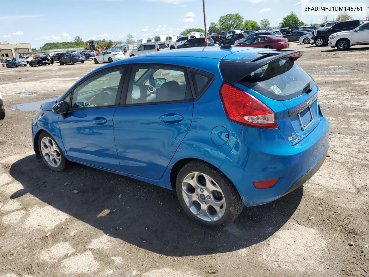 2013 Ford Fiesta Titanium VIN: 3FADP4FJ1DM146761 Lot: 53949114