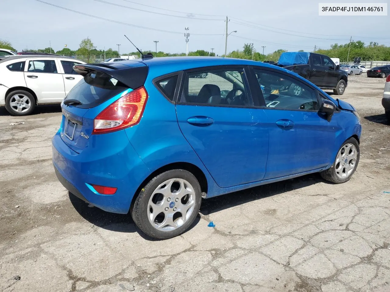 2013 Ford Fiesta Titanium VIN: 3FADP4FJ1DM146761 Lot: 53949114