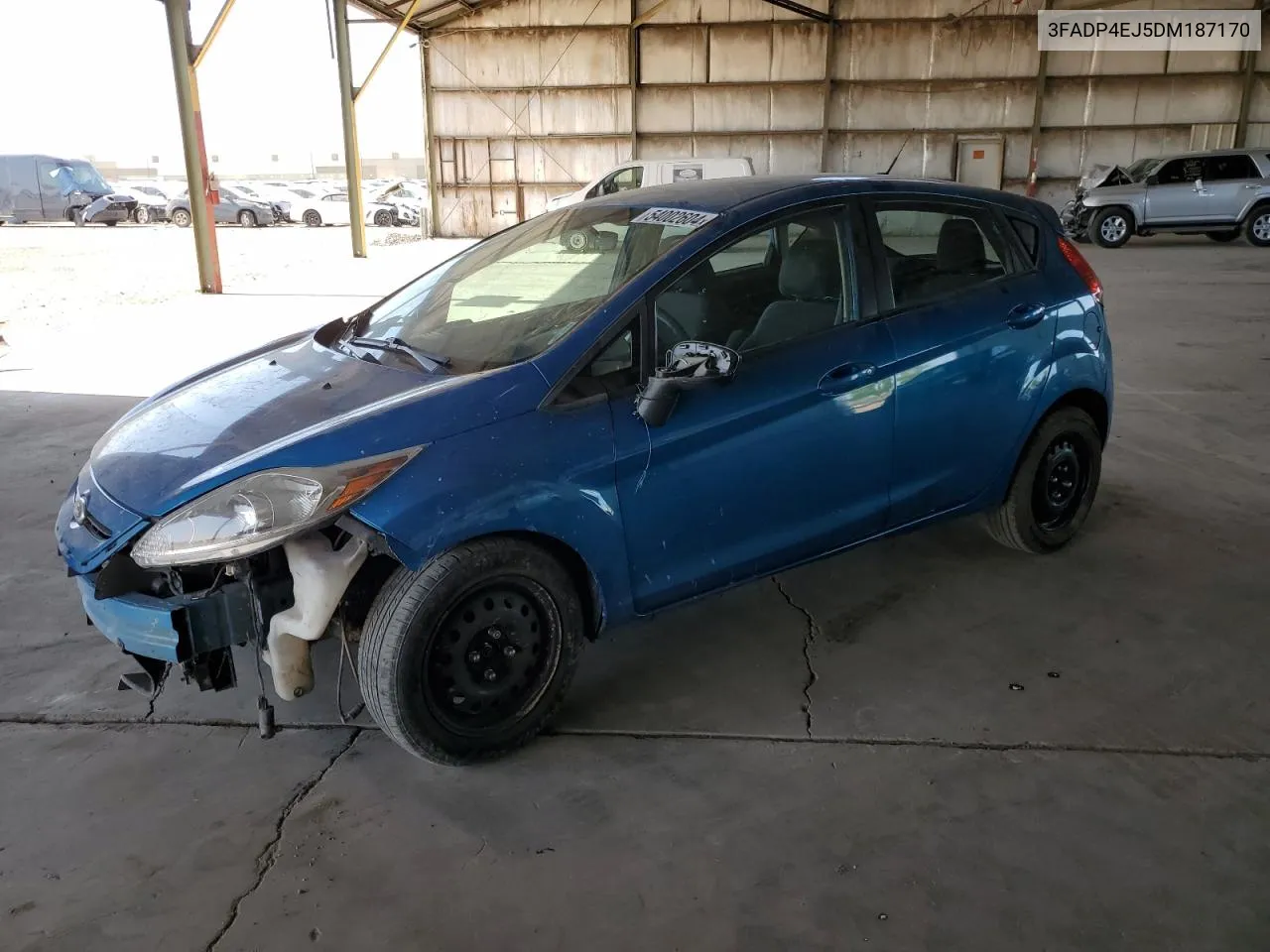 2013 Ford Fiesta Se VIN: 3FADP4EJ5DM187170 Lot: 54002604