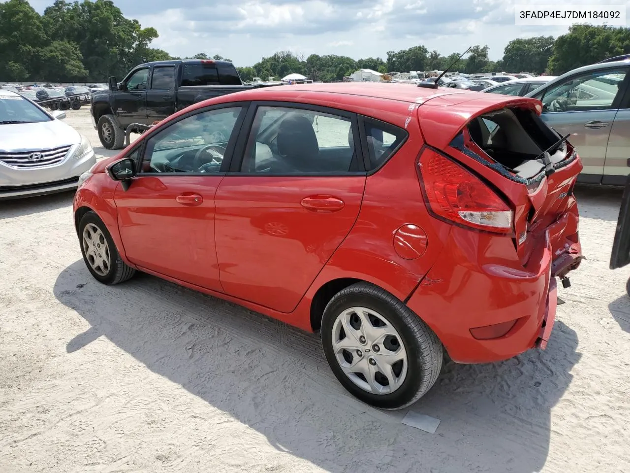 2013 Ford Fiesta Se VIN: 3FADP4EJ7DM184092 Lot: 54122224