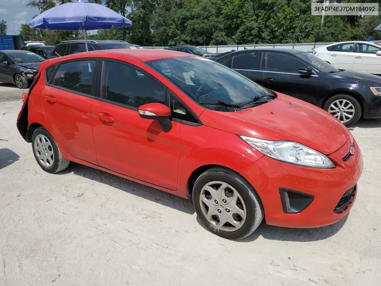 2013 Ford Fiesta Se VIN: 3FADP4EJ7DM184092 Lot: 54122224