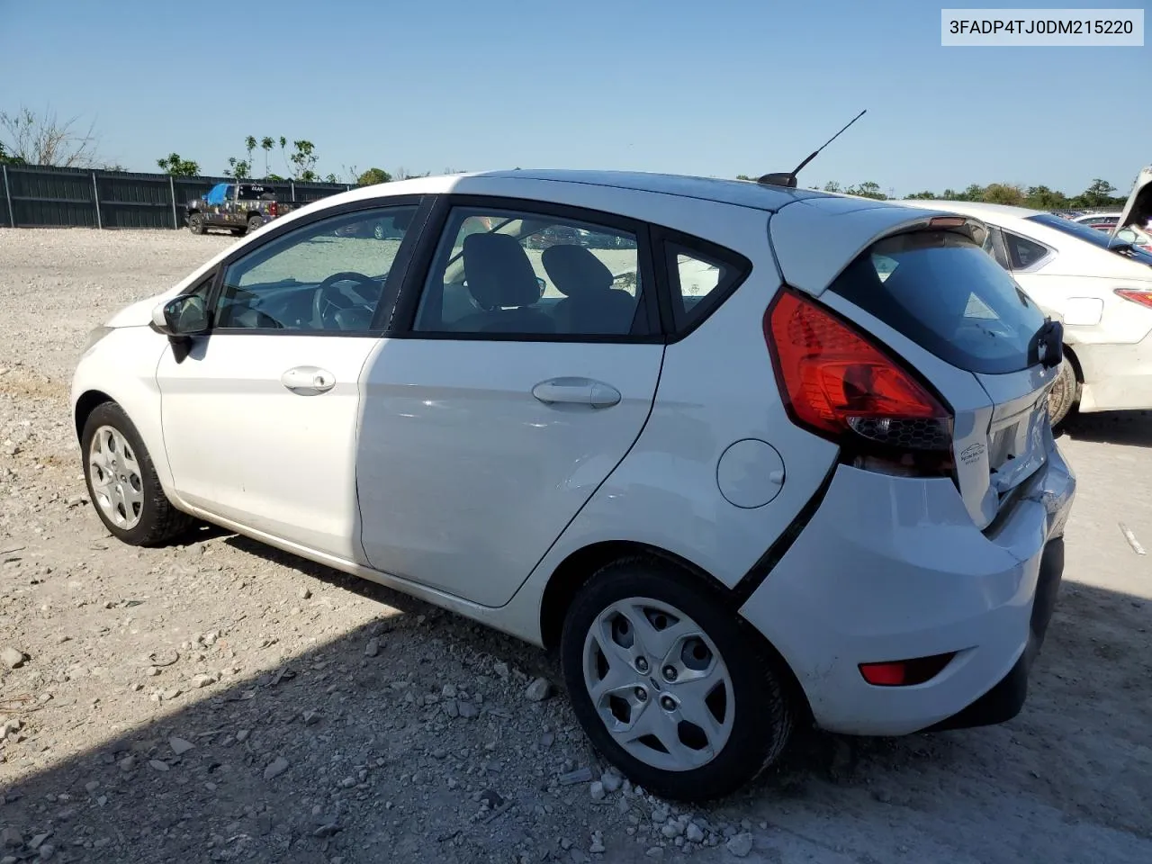 2013 Ford Fiesta S VIN: 3FADP4TJ0DM215220 Lot: 54274294