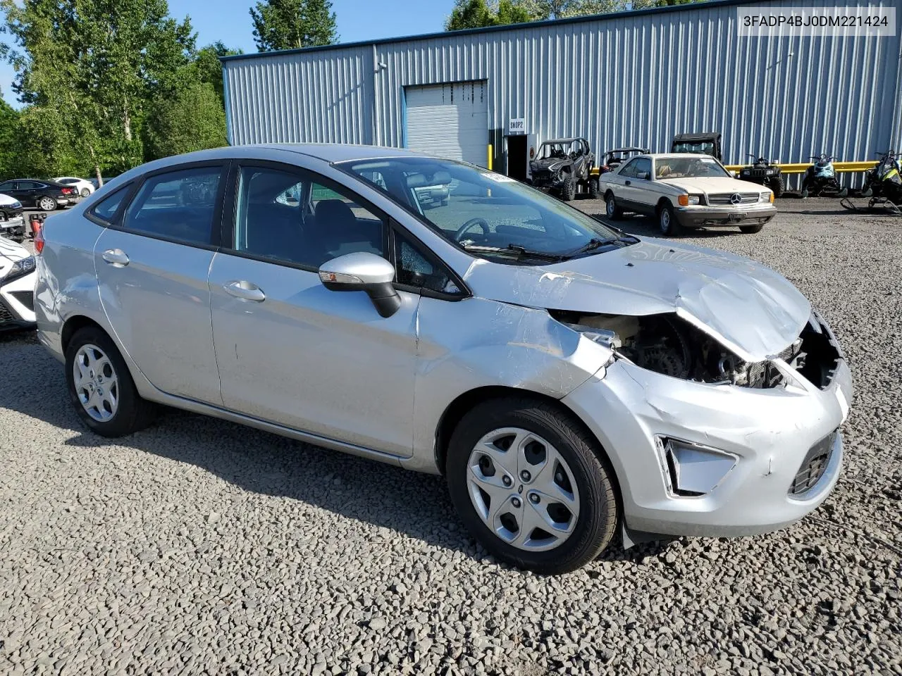 2013 Ford Fiesta Se VIN: 3FADP4BJ0DM221424 Lot: 54794594