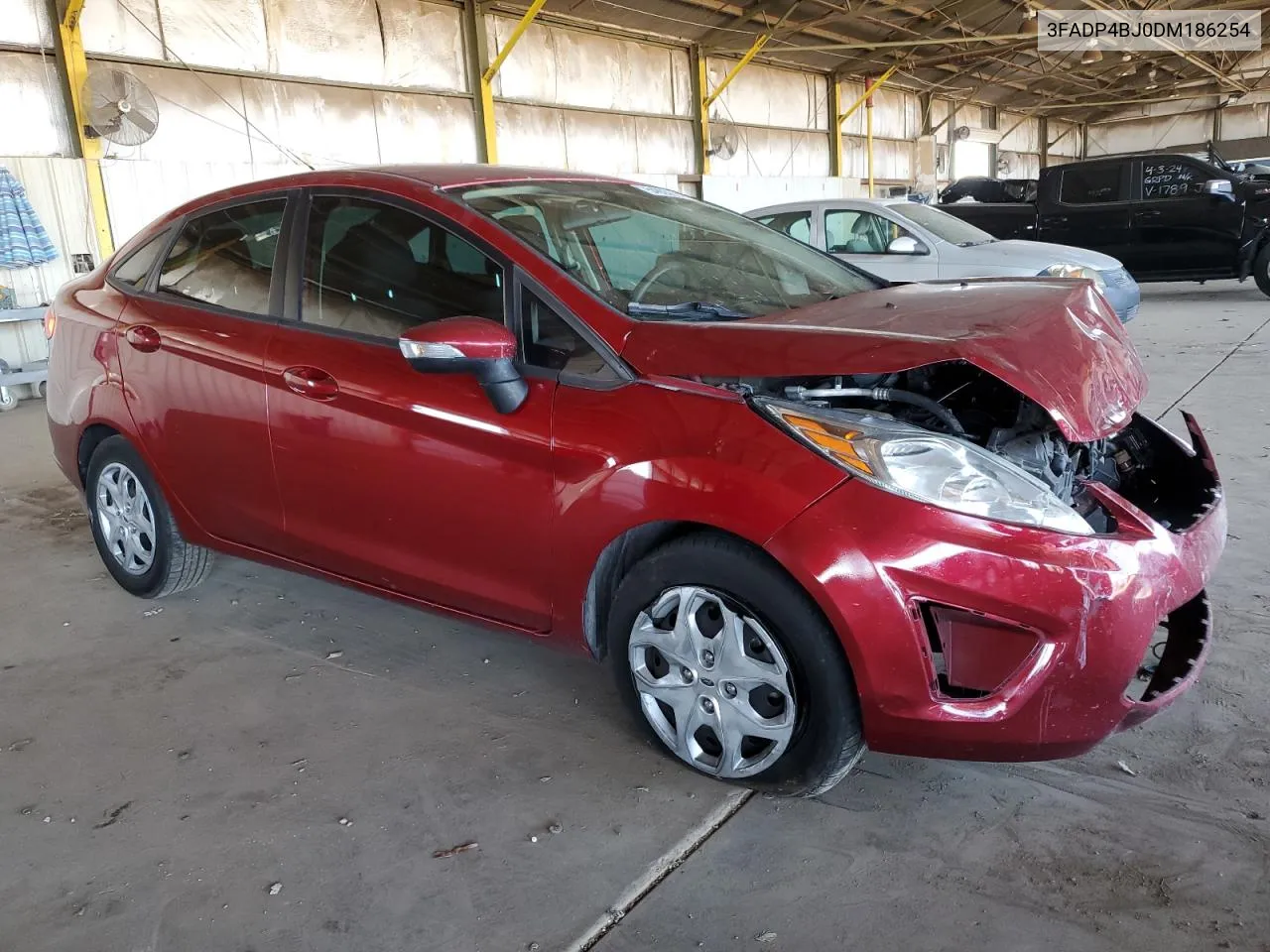 2013 Ford Fiesta Se VIN: 3FADP4BJ0DM186254 Lot: 54803814