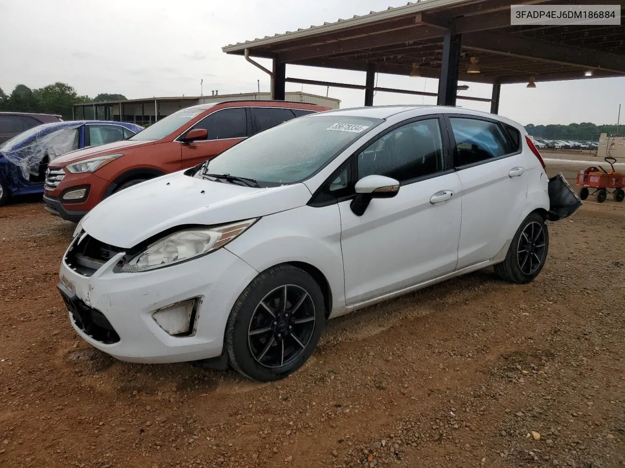 2013 Ford Fiesta Se VIN: 3FADP4EJ6DM186884 Lot: 55678334