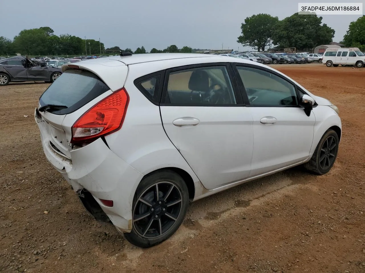 2013 Ford Fiesta Se VIN: 3FADP4EJ6DM186884 Lot: 55678334