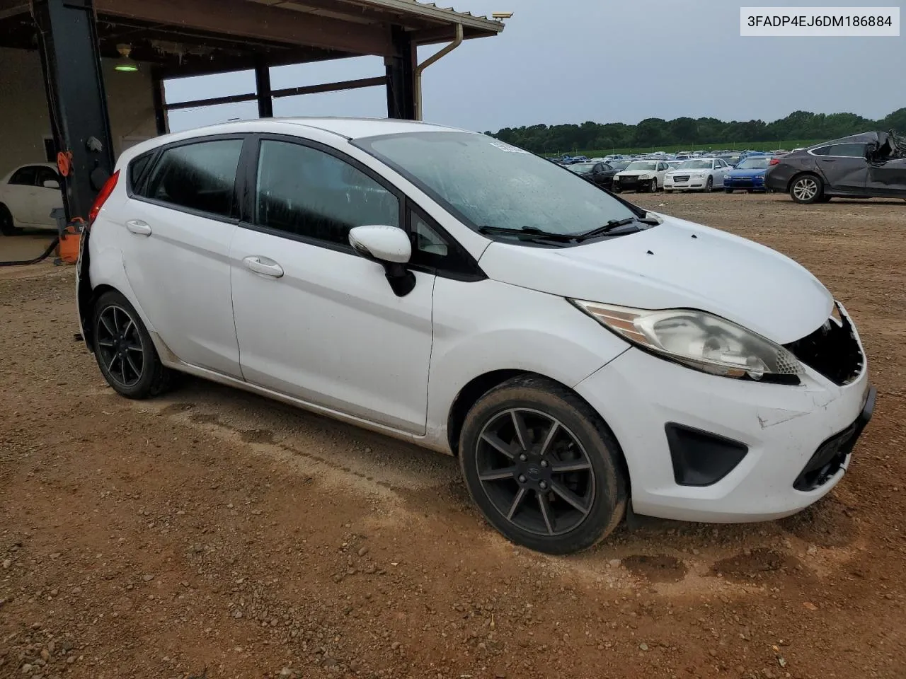 2013 Ford Fiesta Se VIN: 3FADP4EJ6DM186884 Lot: 55678334