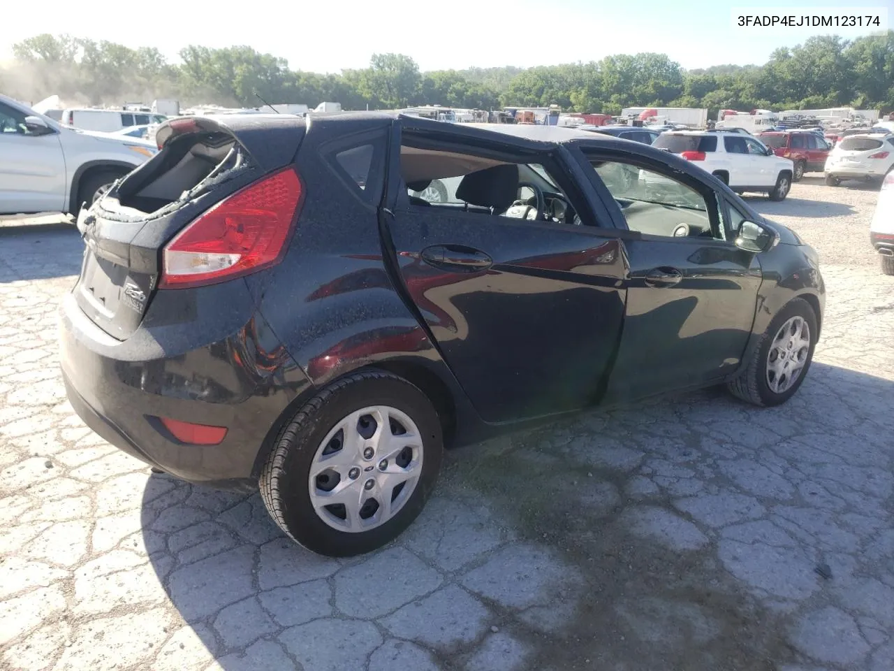 2013 Ford Fiesta Se VIN: 3FADP4EJ1DM123174 Lot: 56149734