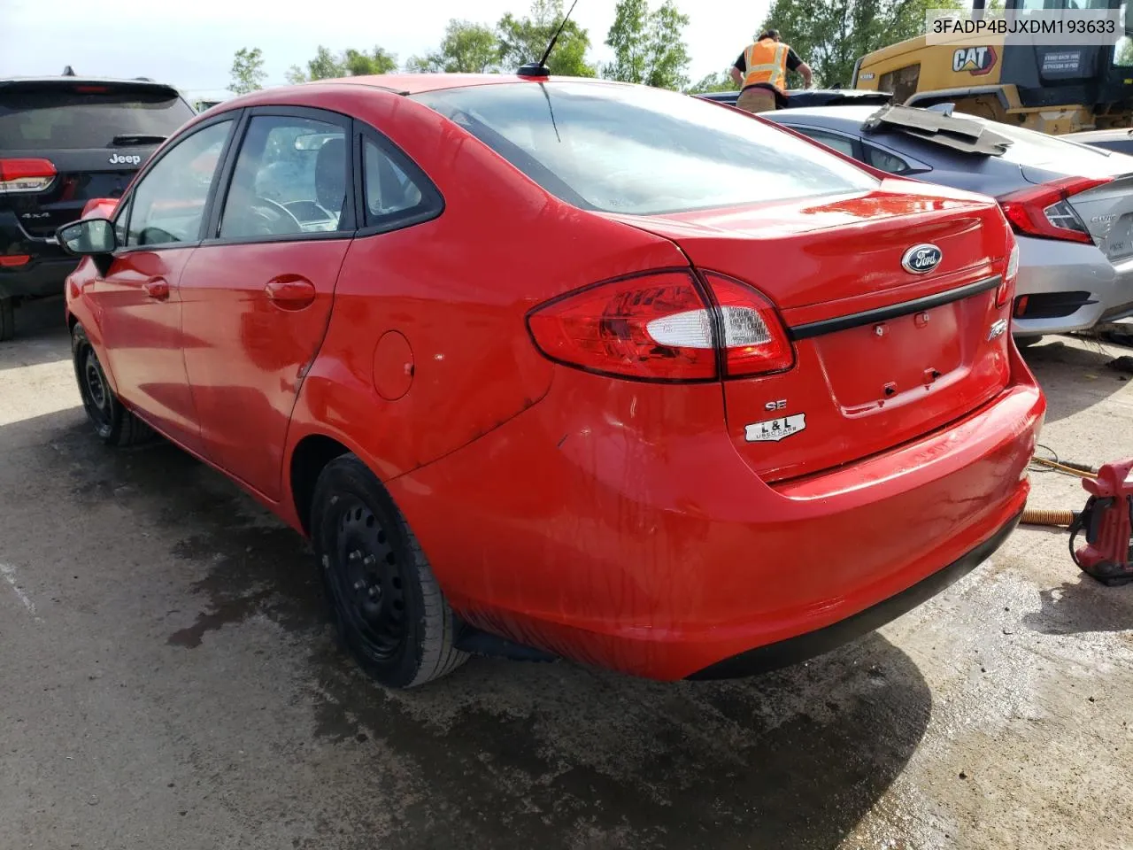 2013 Ford Fiesta Se VIN: 3FADP4BJXDM193633 Lot: 56768524