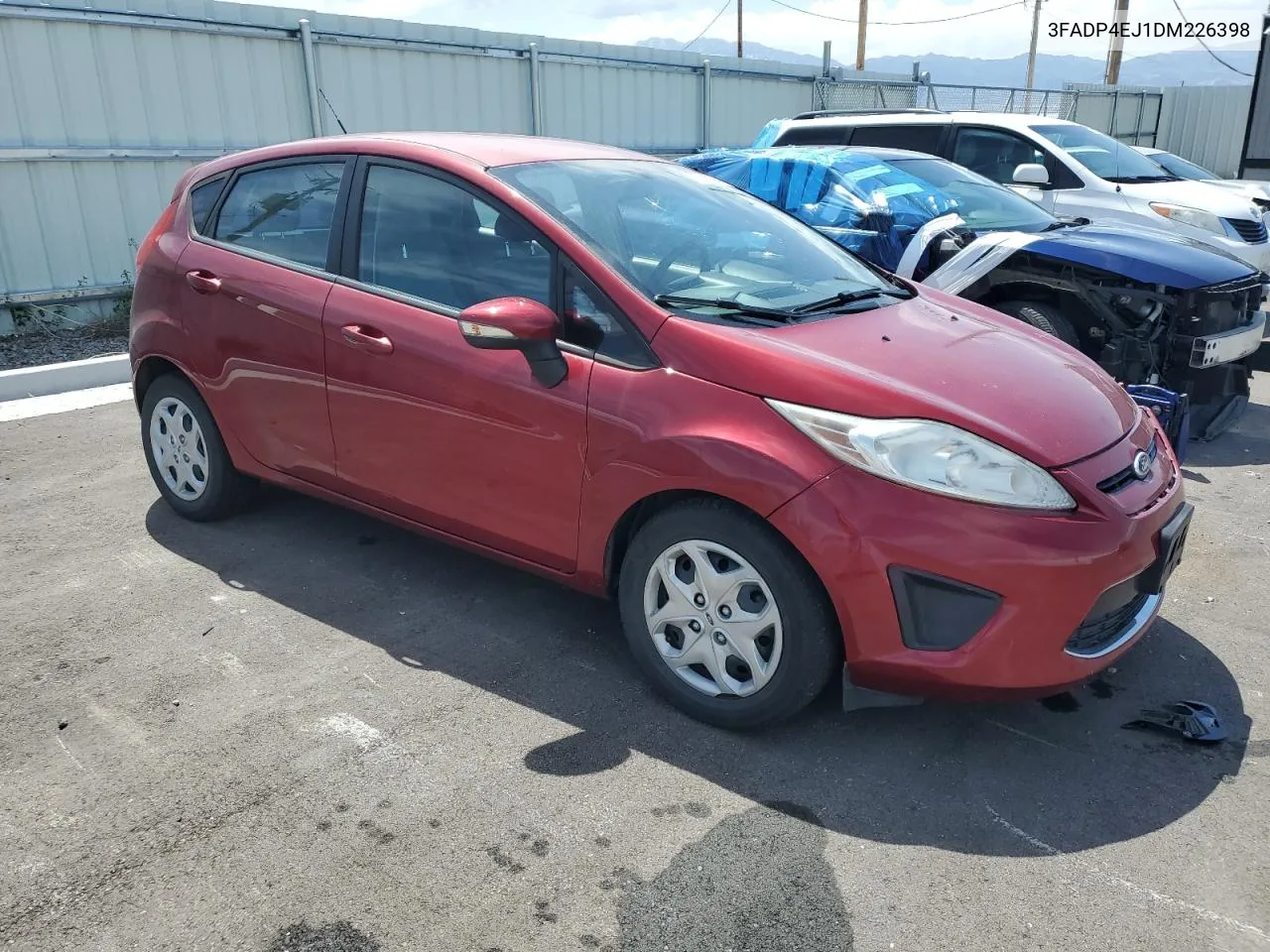 2013 Ford Fiesta Se VIN: 3FADP4EJ1DM226398 Lot: 57080594