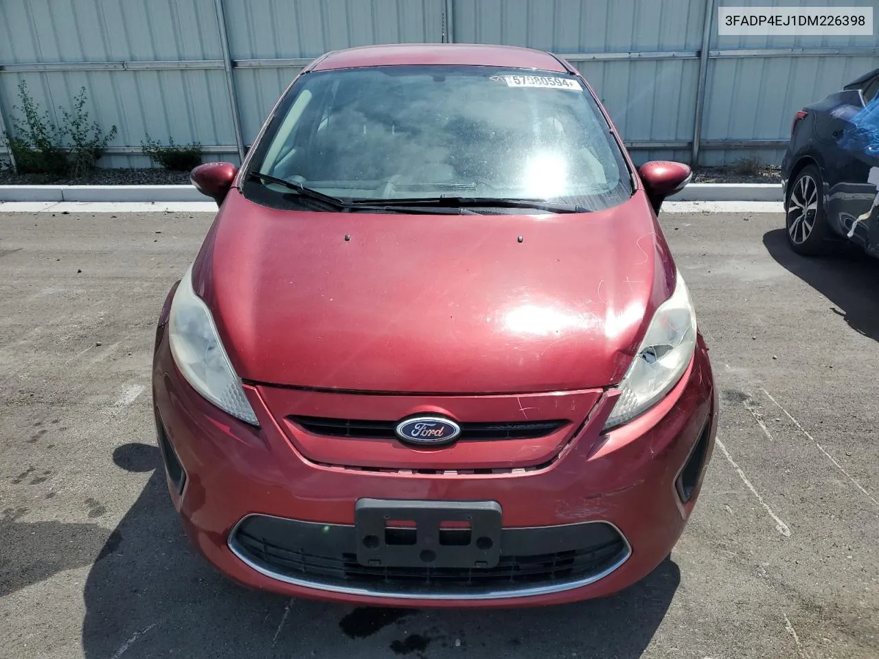 2013 Ford Fiesta Se VIN: 3FADP4EJ1DM226398 Lot: 57080594