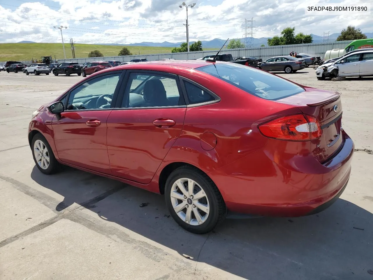 2013 Ford Fiesta Se VIN: 3FADP4BJ9DM191890 Lot: 57513354