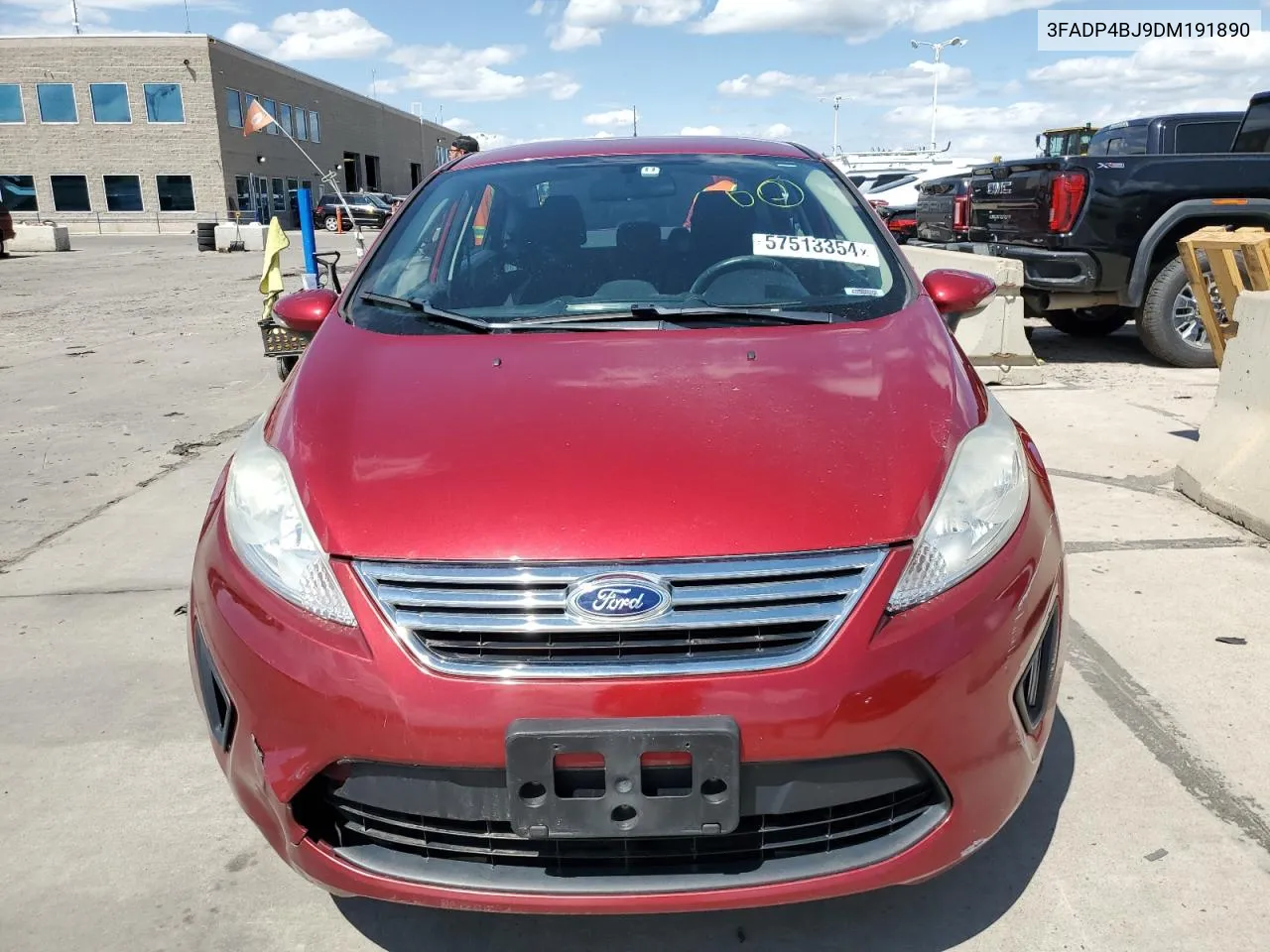 2013 Ford Fiesta Se VIN: 3FADP4BJ9DM191890 Lot: 57513354