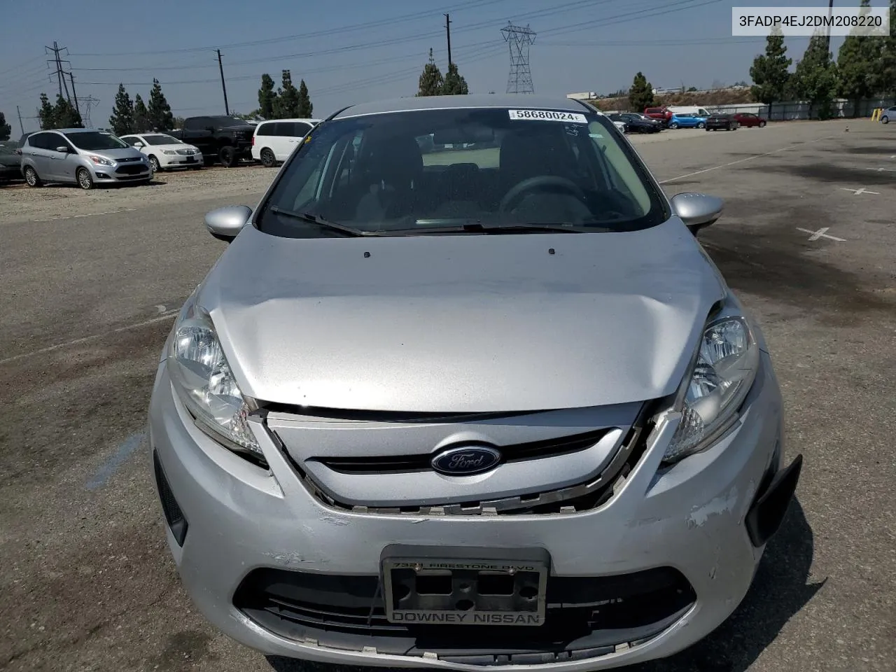 2013 Ford Fiesta Se VIN: 3FADP4EJ2DM208220 Lot: 58680024